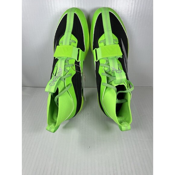 Size 13 Adidas Adizero Edge + METAL Solar Green/Black Men Baseball Cleats JS4119 main image 8